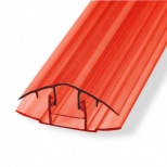Профиль стыковочный Красный 6,0 -16мм (разъемный, крышка) L6000мм